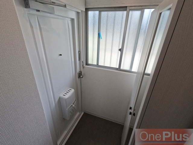 マンション向洋の玄関