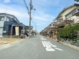 【前面道路含む現地写真】 | 城陽市富野南清水　売土地　建築条件無し
