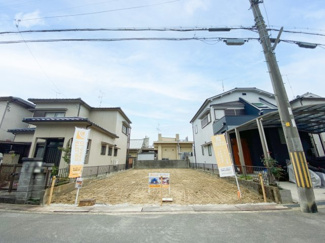 【前面道路含む現地写真】 | 城陽市富野南清水　売土地　建築条件無し