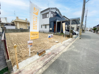 【前面道路含む現地写真】 | 城陽市富野南清水　売土地　建築条件付き