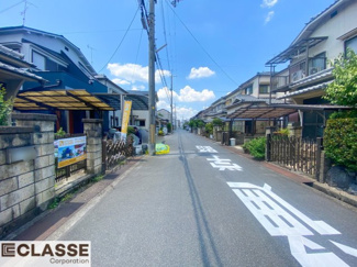 【前面道路含む現地写真】 | 城陽市富野南清水　売土地　建築条件付き