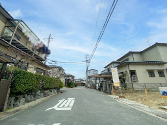【前面道路含む現地写真】 | 城陽市富野南清水　売土地　建築条件付き