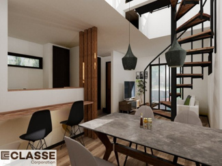 【完成予想図】 | 城陽市富野南清水　売土地　建築条件付き | 弊社標準仕様（アトリエスタイルハウス仕様）では、耐震等級3相当が標準です。間取りにもよりますので、設計士に確認しながら、ご希望の間取りとの兼ね合いで考えていきましょう