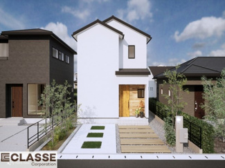 【完成予想図】 | 城陽市富野南清水　売土地　建築条件付き | 弊社標準仕様（アトリエスタイルハウス仕様）では、耐震等級3相当が標準です。間取りにもよりますので、設計士に確認しながら、ご希望の間取りとの兼ね合いで考えていきましょう。