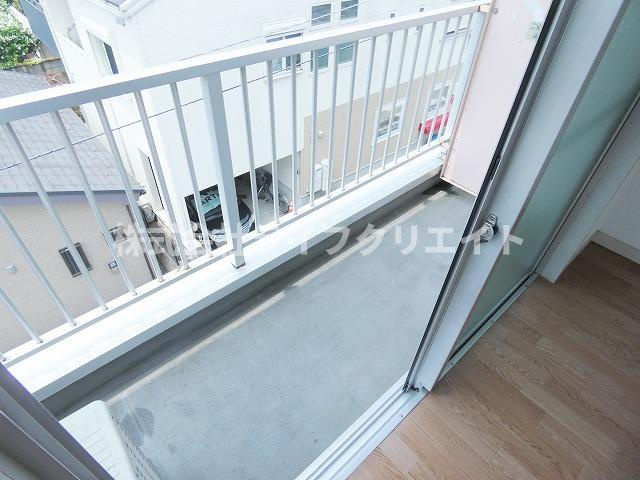 豊田マンションのバルコニー