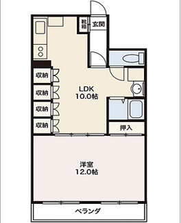 【間取り】 | ハイツ羽衣