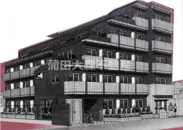 スカイコート蒲田EASTの外観パース