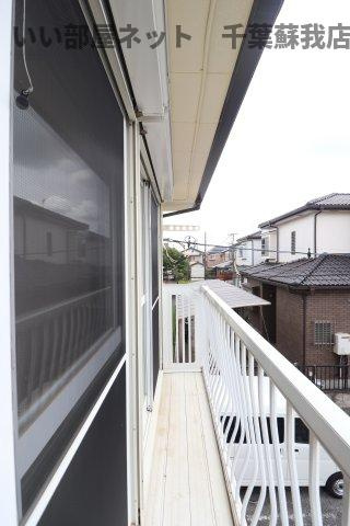 エステートピア鹿野のバルコニー|落ち着いた時間を過ごせるバルコニーです