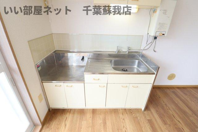 エステートピア鹿野のキッチン|コンパクトなキッチンで掃除もラクラク