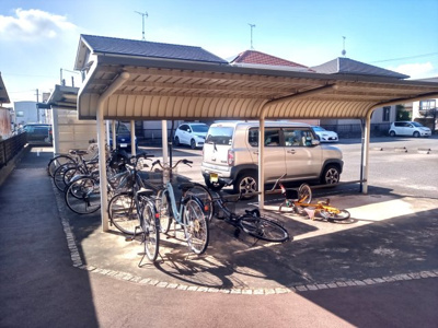 【その他】 | マノワール・プルミエ | 屋根付き駐輪場