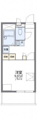 レオパレスルーメンの間取り