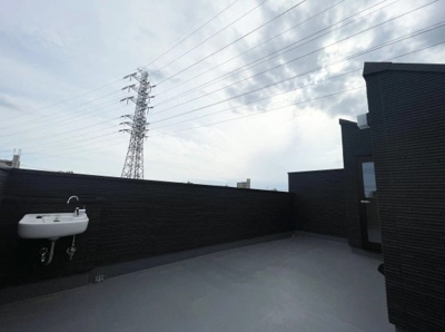 【バルコニー】 | 武蔵野市吉祥寺南町４丁目　新築戸建　１棟 | ルーフバルコニー