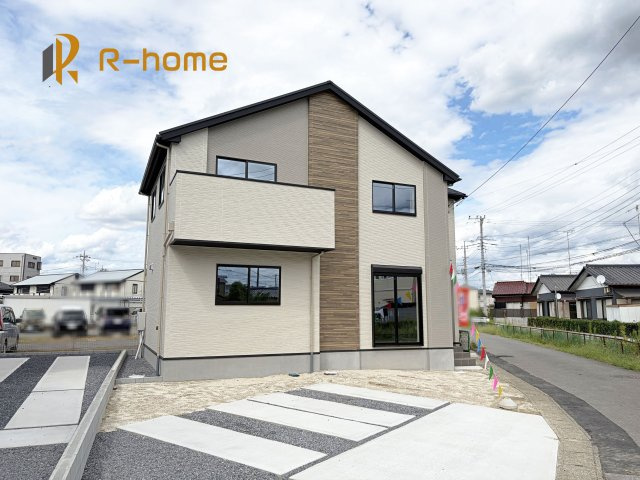 龍ケ崎市佐貫町5期　新築戸建て　2号棟の外観|ご予約を頂ければ、『平日』はもちろん『早朝』や『夜間』もご見学可能です♪お気軽にお申し付けください♪