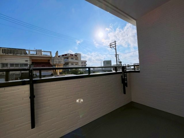 ハートフルタウン沖縄市南桃原　A号棟のバルコニー|バルコニー