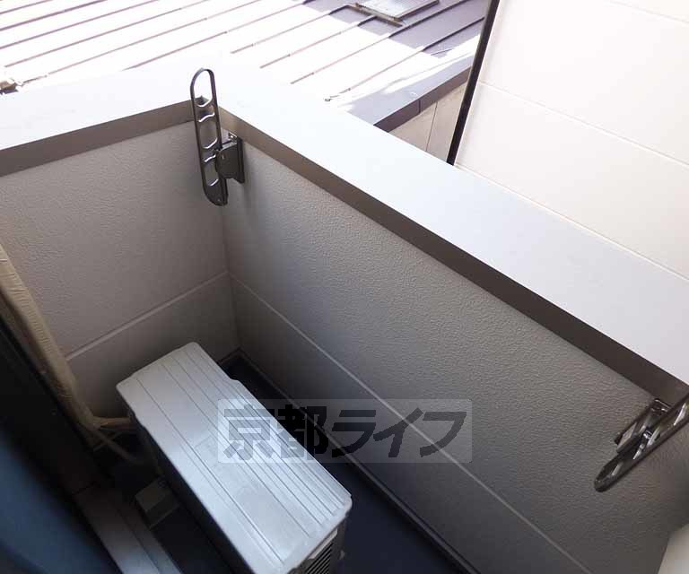 フラッティ京都西陣のバルコニー