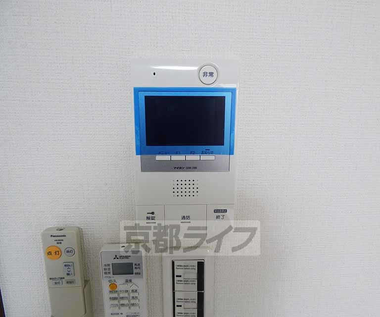 フラッティ京都西陣のセキュリティ|TVモニター付インターホン