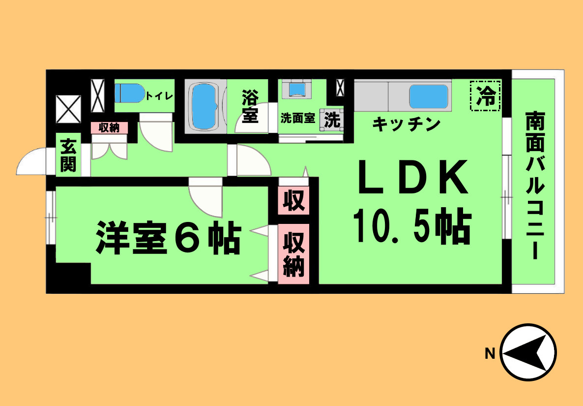 フィオーレレジデンスの間取り