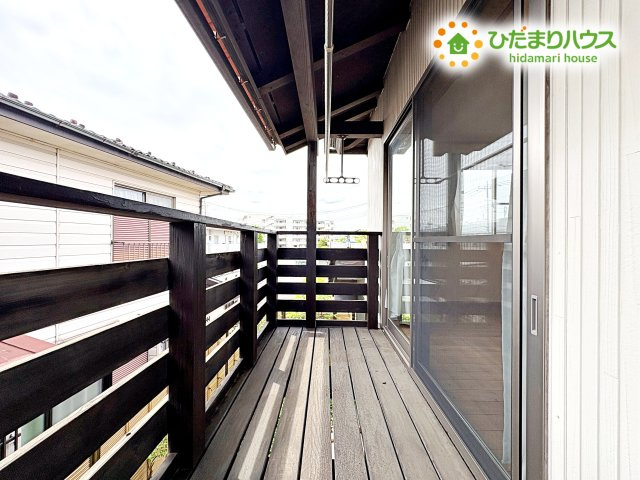 行田市門井町2丁目　中古一戸建てのバルコニー