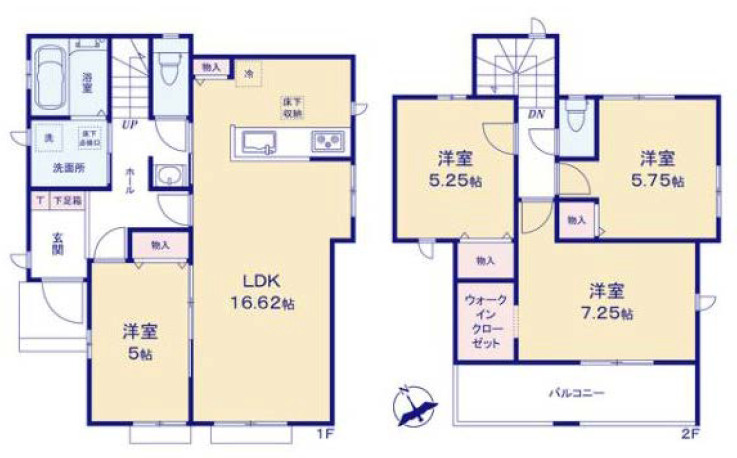 ハートフルタウン沖縄市南桃原　B号棟の間取り|間取り