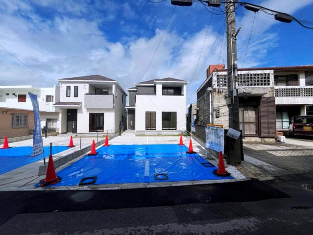 ハートフルタウン沖縄市南桃原　B号棟の外観|駐車4台可能