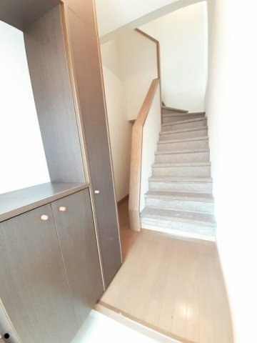 グリーンハイツＡの玄関
