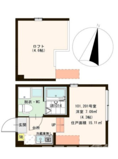 足立区中川４丁目のアパートの間取り|
