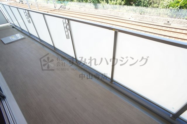 プレジオ宝塚ASIANのバルコニー
