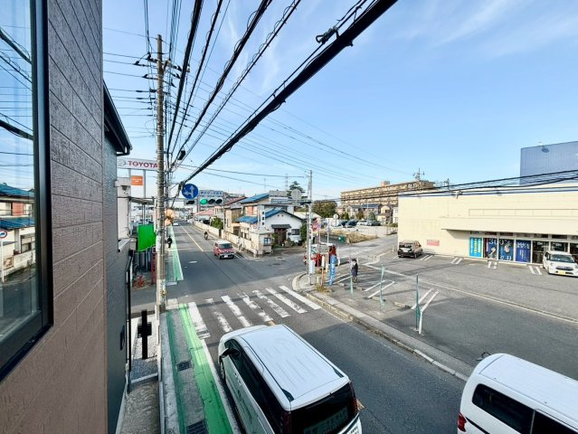 野田市山崎７期　新築戸建　2号棟の展望|流山街道沿いです！