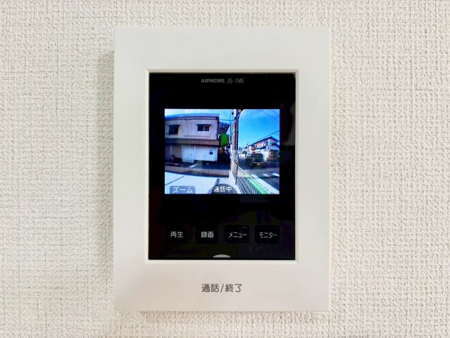 野田市山崎７期　新築戸建　2号棟のセキュリティ|防犯対策に有効なモニター付きインターフォンです！