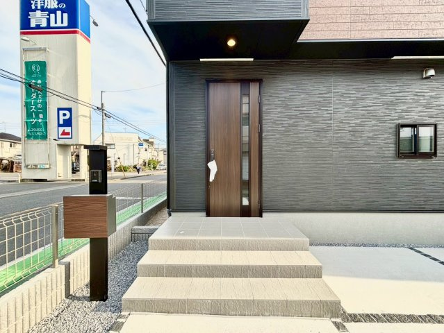 野田市山崎７期　新築戸建　2号棟の玄関|スタイリッシュな玄関です！