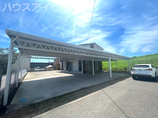 【外観】 | 大垣市平町！築7年中古住宅！敷地広々172坪！大きな折板ガレージ付き！お車スペース10台以上可能！ | 大垣市平町！築7年中古住宅！敷地広々172坪！大きな折板ガレージ付き！お車スペース10台以上可能！