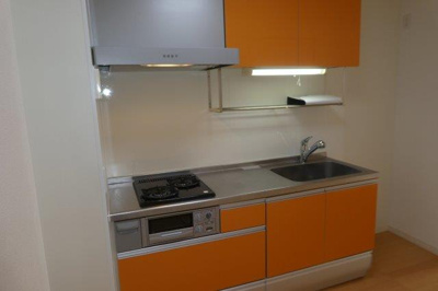 【キッチン】 | モンシャトー中央 | 2口ガスコンロ付きシステムキッチン