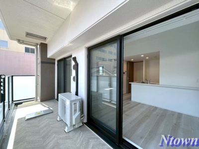 【バルコニー】 | S-RESIDENCE亀島駅前blaze | バルコニー付きです