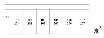 【区画図】 | プロミネンス新田 | （部屋割り）