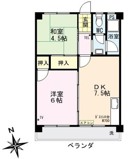 【間取り】 | 佐波ハイツ