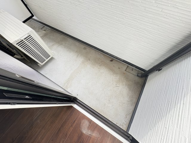 MELDIA福生Ⅲのバルコニー