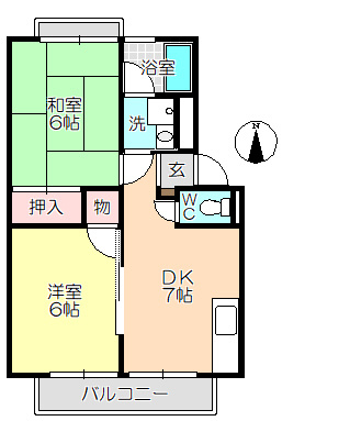 【間取り】 | コートビレジ1