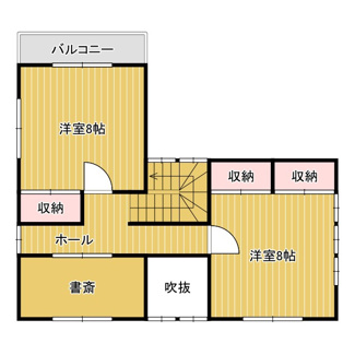 【間取り】 | ２階間取り