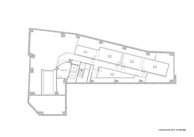 「防音シェアオフィス」BLOCKS MUTE HATSUDAIの間取り