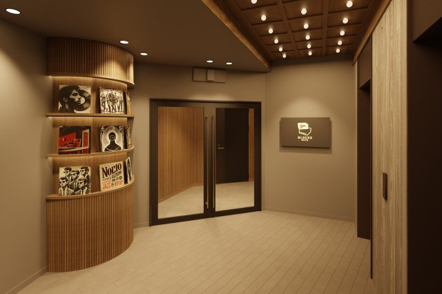「防音シェアオフィス」BLOCKS MUTE HATSUDAIのロビー|ロビーです