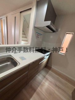 【キッチン】 | 神戸市須磨区行幸町1丁目　新築戸建仲介手数料無料！ | キッチンです