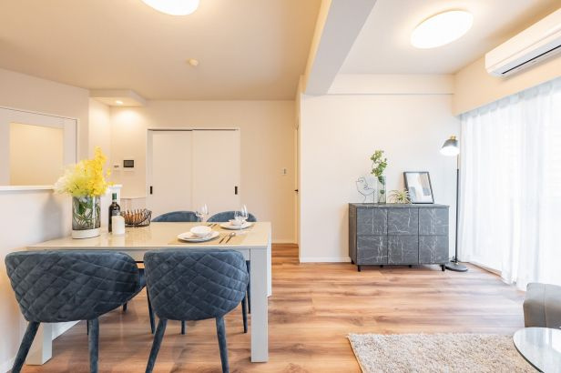 専用ポーチはプライベート感を演出♪【エルズ横濱】リノベ