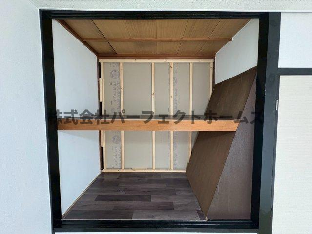 田口1丁目テラスハウスの収納|収納のためのスペースです