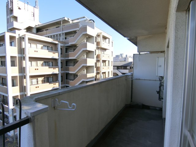 ニュー星見ハイツのバルコニー