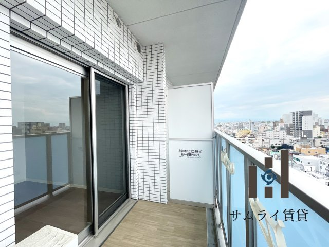 プレサンスNAGOYAシティオのバルコニー