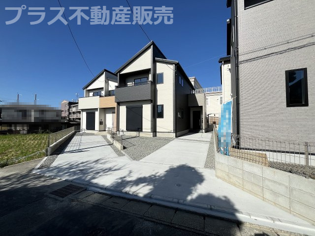 【外観】 | 福岡市南区曰佐5丁目2期　1号棟（全4棟）【仲介手数料無料・0円】 | 現地写真。同じ物件を見るなら、プラス不動産販売にお任せ下さい。