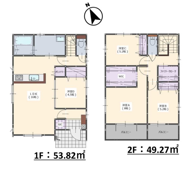 【間取り】 | 福岡市南区曰佐5丁目2期　1号棟（全4棟）【仲介手数料無料・0円】 | 平日、土日祝日もお好きな日時にご見学可能です。お気軽にお問合せ下さい。