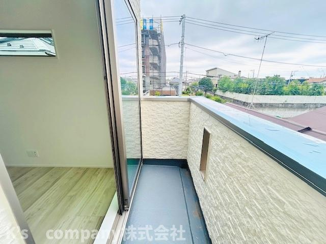 ◎茅ヶ崎市菱沼1丁目　新築戸建　第2B棟のバルコニー|2階バルコニー◇◇