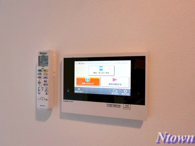 【セキュリティ】 | S-RESIDENCE亀島駅前ascent | モニター付きインターフォンです。