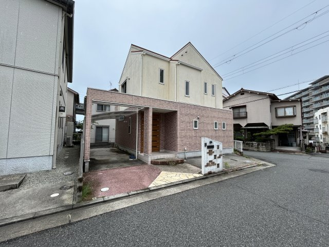 明石市藤江戸建の前面道路含む現地写真